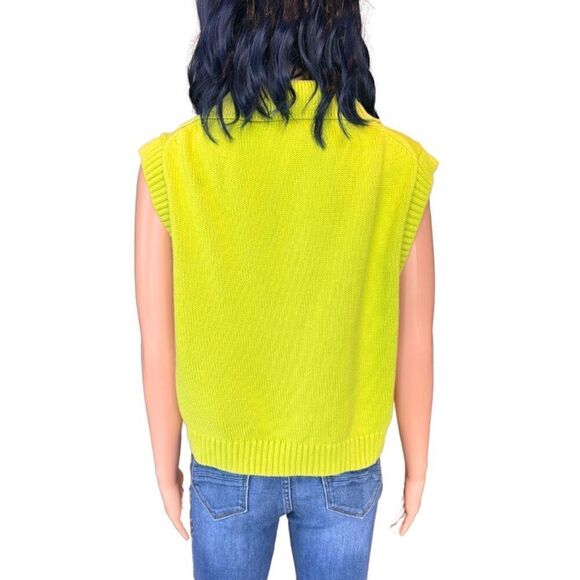 Velvet by Graham & Spencer Avalon Neon Sweater Tank Large *Flawed Gem* - Picture 7 of 10